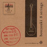Extra Laouto Classic 4string Bouzouki strings 11s 