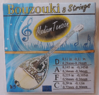 Bouzouki 8 String Set Medium Tension 11s