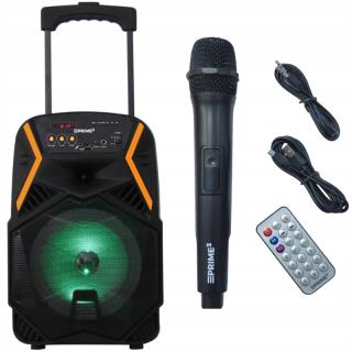 Portable Speaker 8" with Wireless Microphone