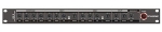 Phonic ZX2 Rack Mounted 2 Zone Mixer w/ 3 RCA Line Inputs, Pagin