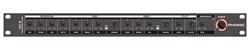 Phonic ZX2 Rack Mounted 2 Zone Mixer w/ 3 RCA Line Inputs, Pagin