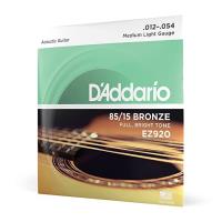 D'Addario EZ920 Medium Light Acoustic Guitar Strings 012-054