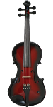 BAR-AEVR: Vibrato-AE Series Acoustic-Electric Violin - Red Berry