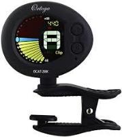Ortega OCAT-2BK Chromatic Clip Tuner / Metronome Guitars with Greater Large 360 ​​Degree Viewing Fre