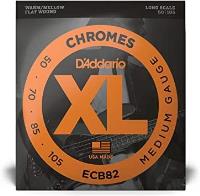 D'Addario ECB82 Chromes Flatwound Medium Bass Strings