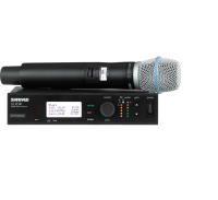 Shure ULXD4E Wire less Receiver With Beta 58A Handheld Tramsmiter
