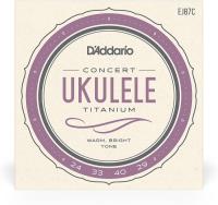D'Addario EJ87C Titanium Ukulele Strings-Concert