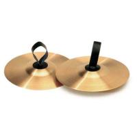Century PP-3-1212 Brass Cymbals with straps, pair - 12-inch