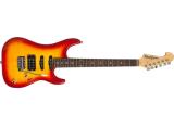 Washburn Sonamaster S3HXRS Solid-Body Electric Guitar, Red Sunburst