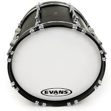 Evans Drumheads BD26MX1W Evans MX1 White Marching Bass Drum Head, 26 Inch
