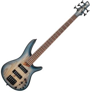 Ibanez SR605ECTF 5 String Electric Bass Cosmic Blue Starburst Flat  