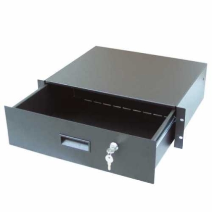 Bespeco CRS3U 3U Rack drawer 19″ with Key Lock