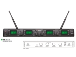  4 wireless Head set  with 8 Selectable UHF channel system KARSECT  WR-35&4/PT-35/HT-9A