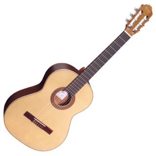 Ortega Guitars R220 Classical Guitar with Solid Cedar Top, Mongoy Body, Glos