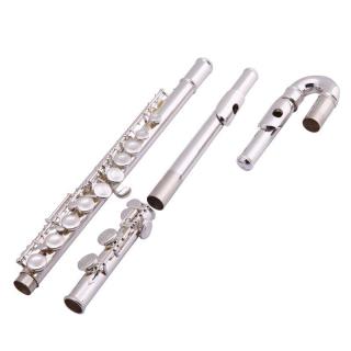 17 Holes Flute Silver Plated 