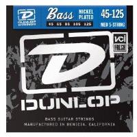 Dunlop DBN45125 Nickel Medium 5 String 45-125 Stainless Steel Ba