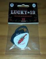 Dunlop L13BP.60 Lucky 13 Picks, Assorted.60mm, 6/Player's Pack