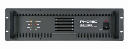 Phonic 300-Watt 3 Rack Unit Commercial Power Amp ICON-300